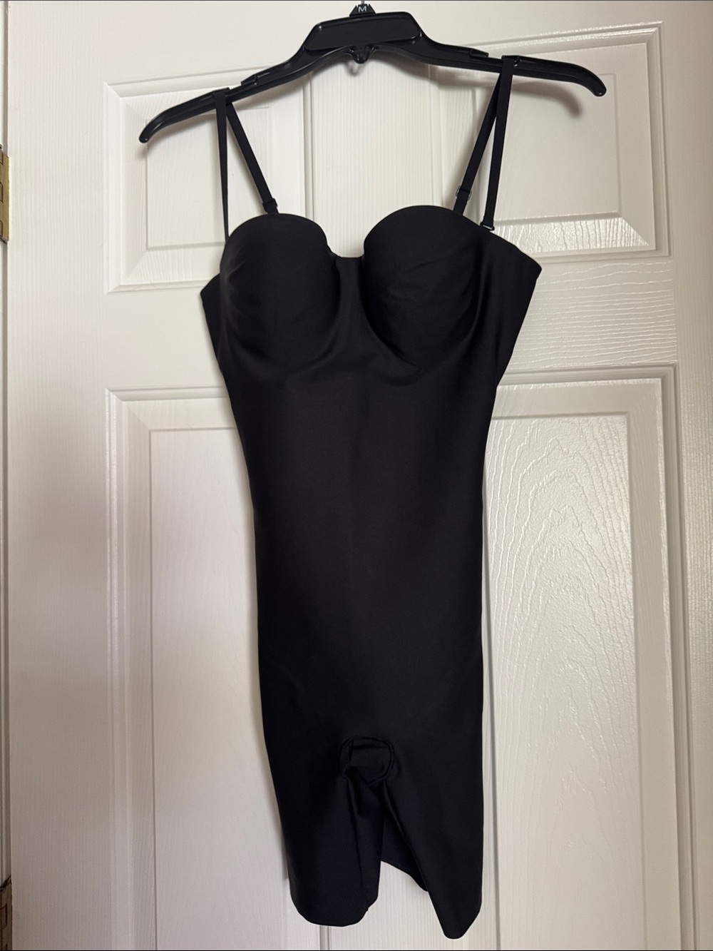 SKIMS Black Shaping Slip Dress